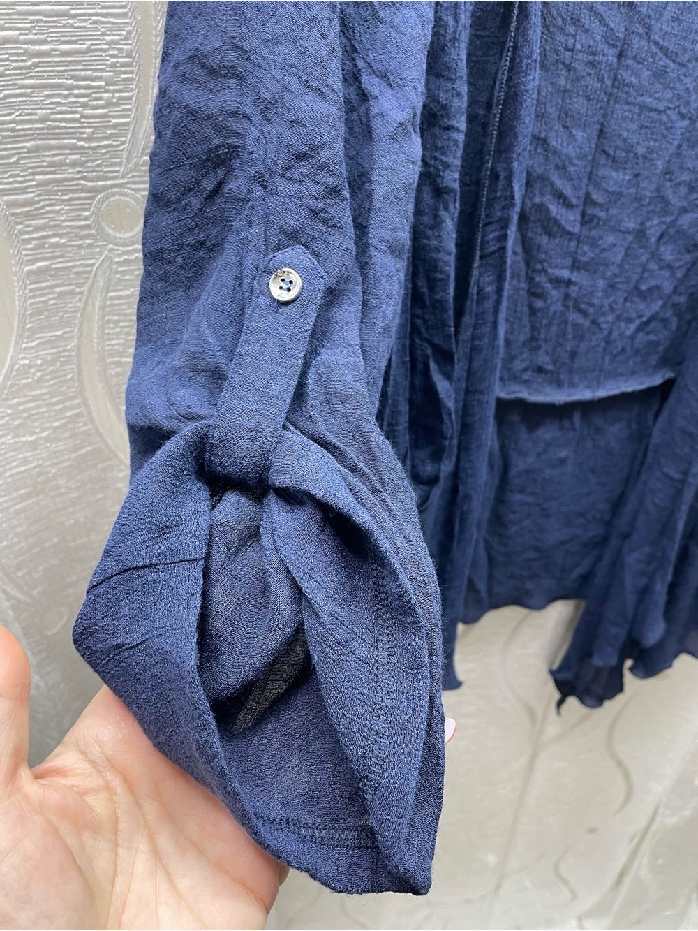 Marie Claire Boutique Navy Women's Cardigan - Picture 3 of 6